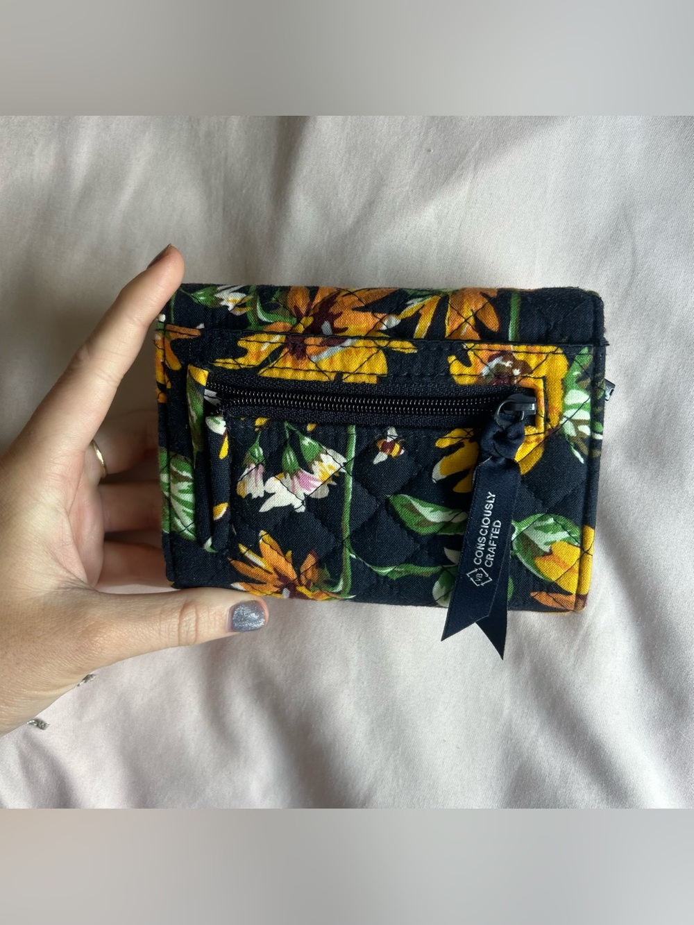 Vera Bradley Bag & Wallet Set – Sunflower Floral Print - Picture 7 of 8